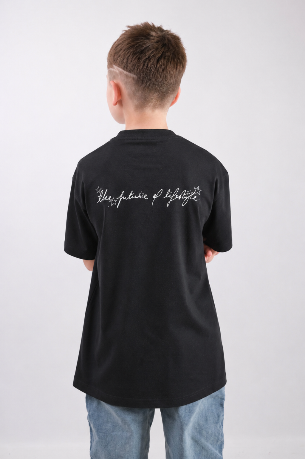Tommy T’s Next Gen Oversized Tee- Black - Kids Oversized T-Shirt | Tommy Ts
