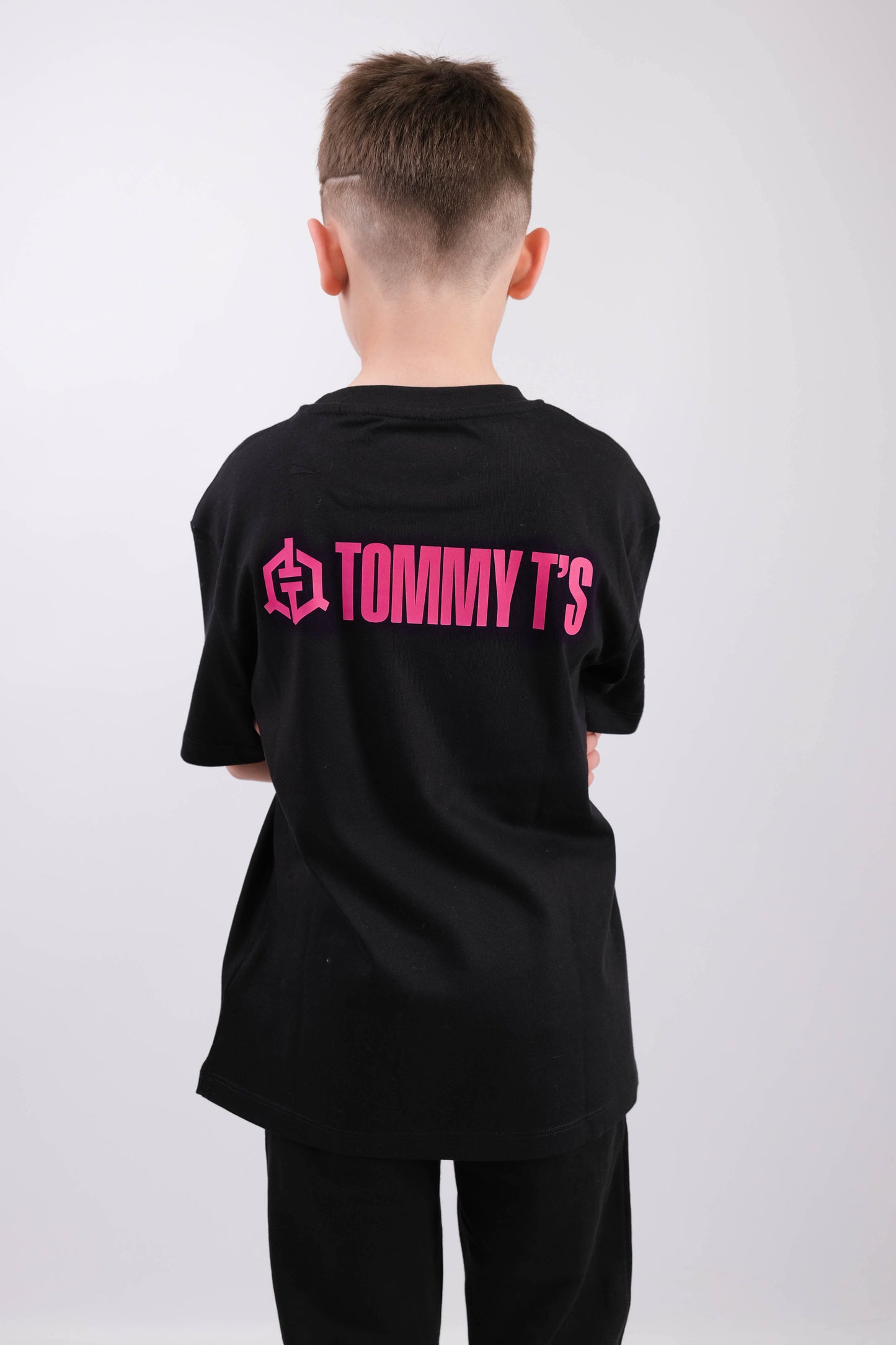 Tommy T’s Lifestyle Oversized Tee- Black - Kids Oversized T-Shirt | Tommy Ts