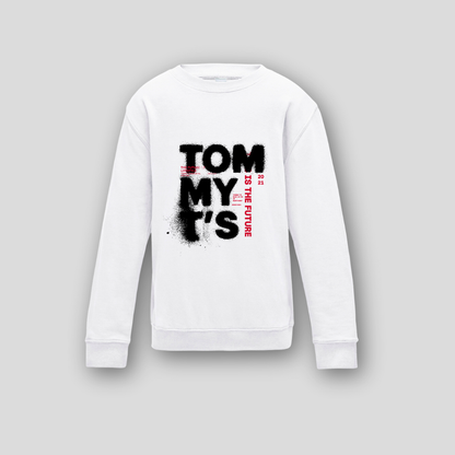 Tommy T’s Future Sweatshirt- White
