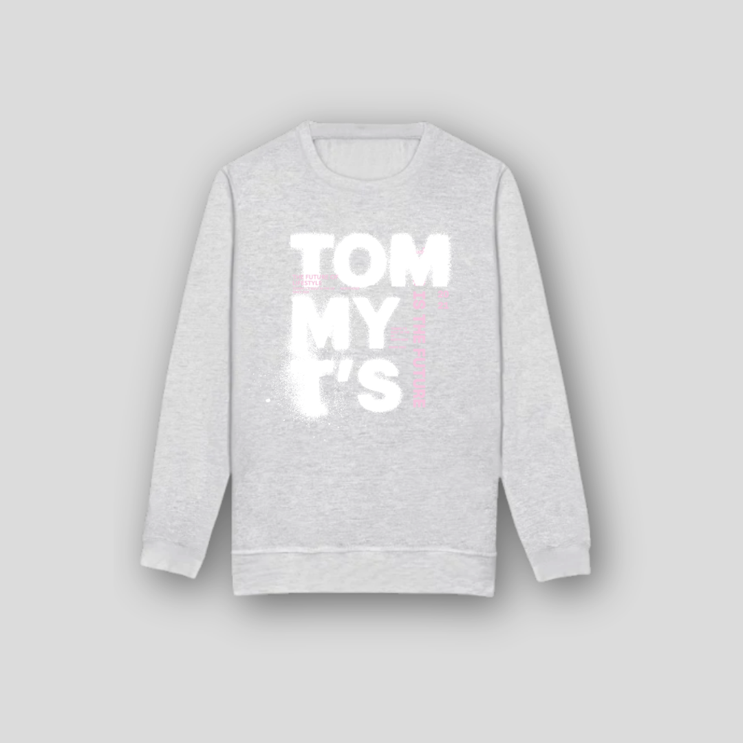 Tommy T’s Future Sweatshirt- grey