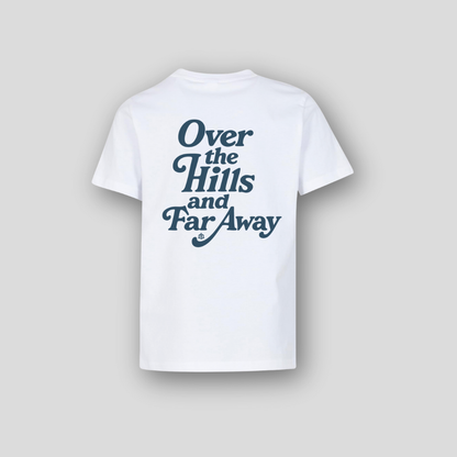 Over The Hills Oversized Tee- White