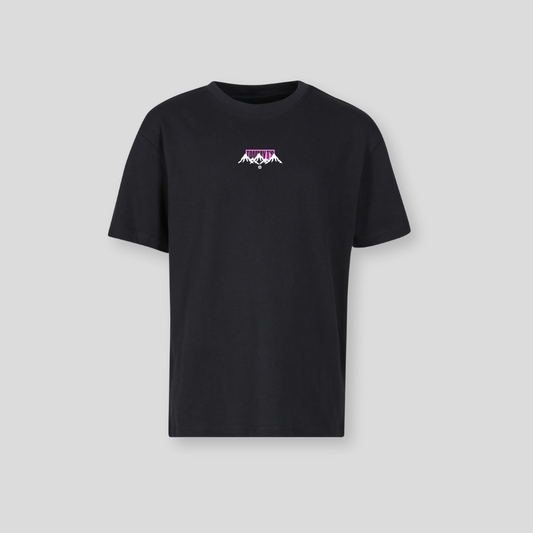 Over The Hills Oversized Tee- Black