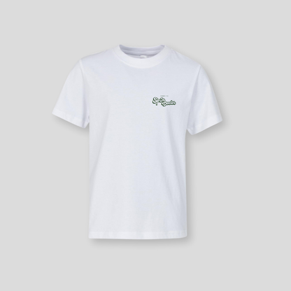 Spin Doctor Oversized Tee- White/Green