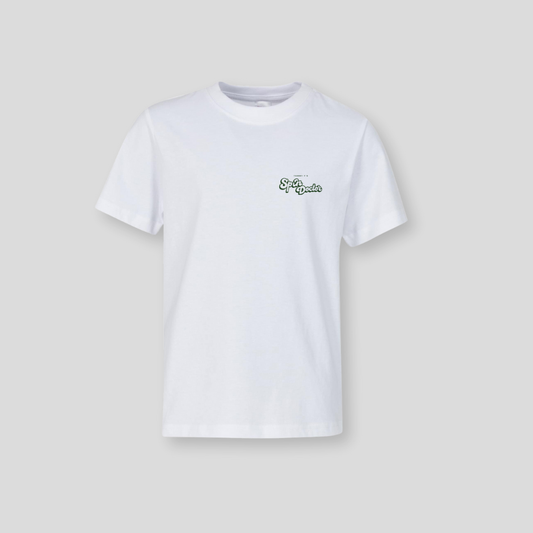 Spin Doctor Oversized Tee- White/Green
