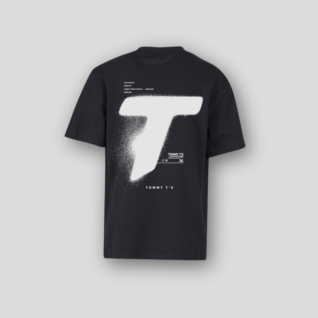 Tommy T’s Icon Oversized Tee- Black