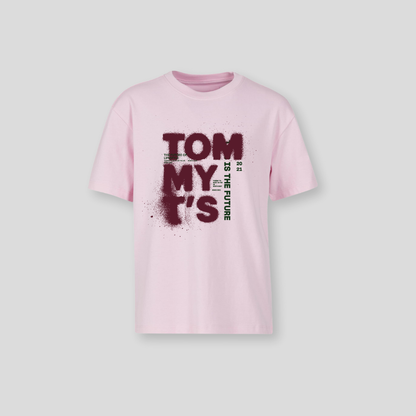 Tommy T’s Future Oversized Tee- Pink
