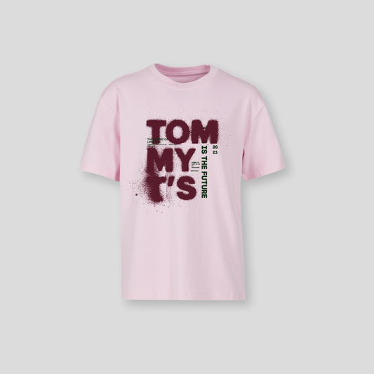 Tommy T’s Future Oversized Tee- Pink