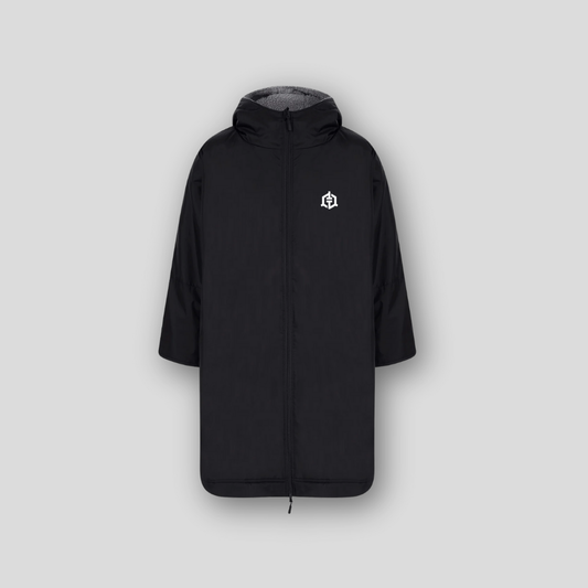 Tommy T’s All Weather Robe- Black/white