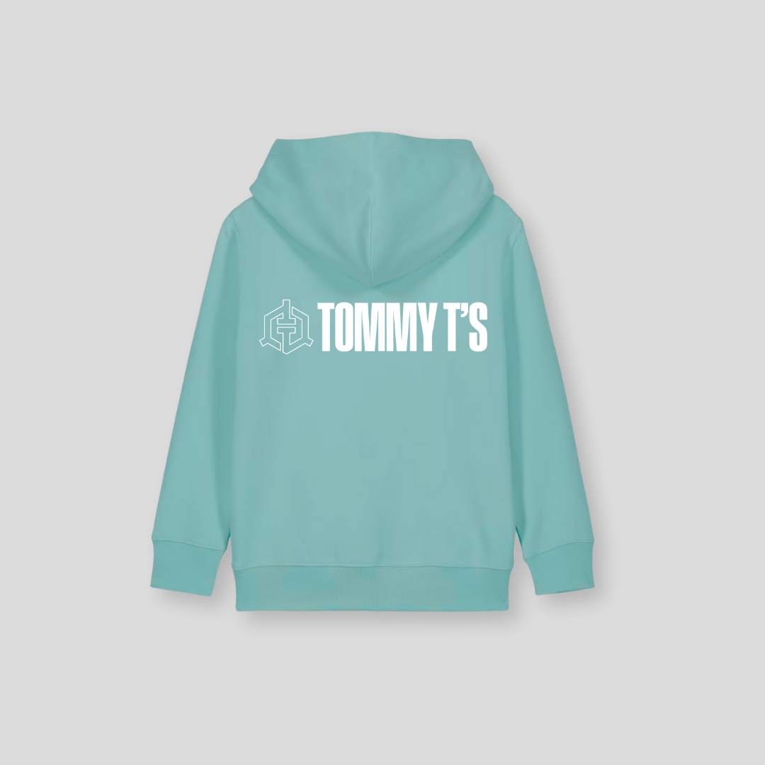 Tommy T’s Lifestyle Hoodie- Teal - Kids Hoodie | Tommy Ts