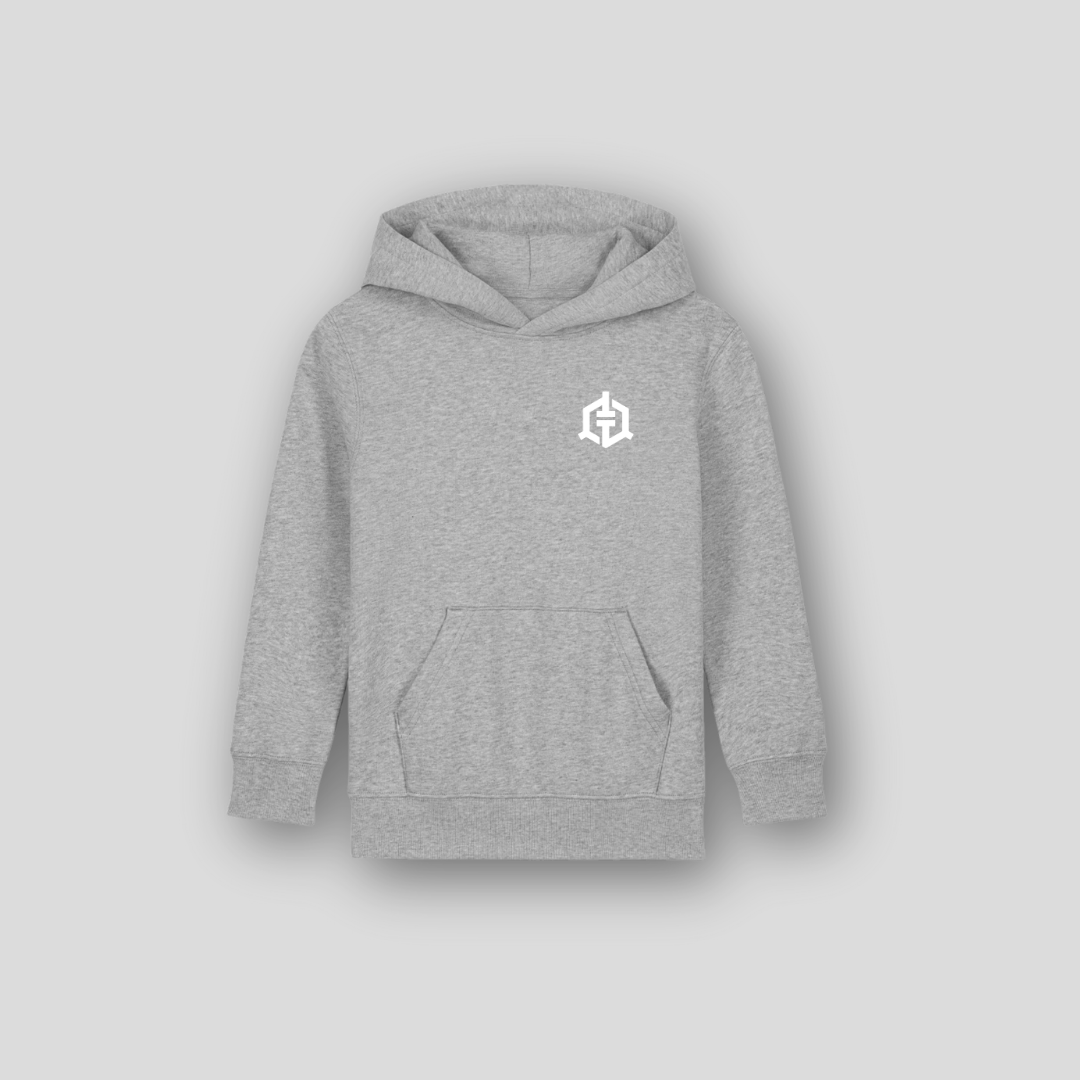 Tommy T’s Lifestyle Hoodie- Grey - Kids Hoodie | Tommy Ts