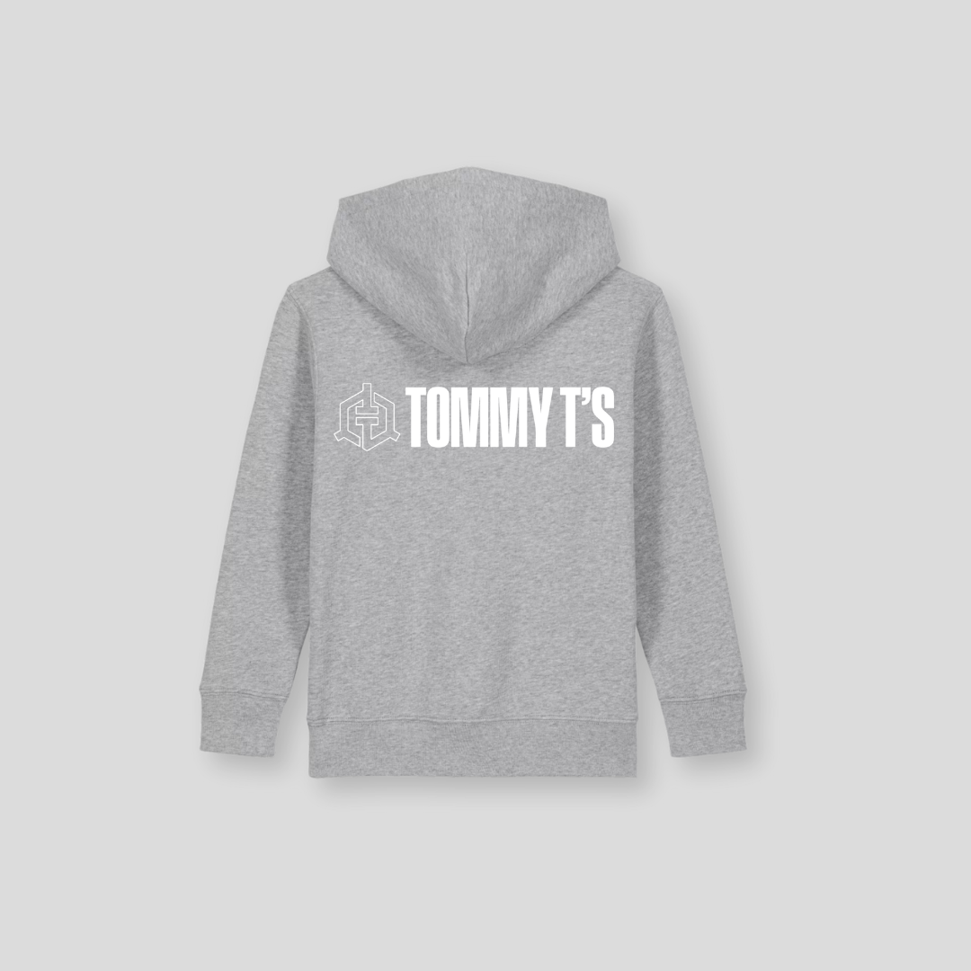 Tommy T’s Lifestyle Hoodie- Grey - Kids Hoodie | Tommy Ts