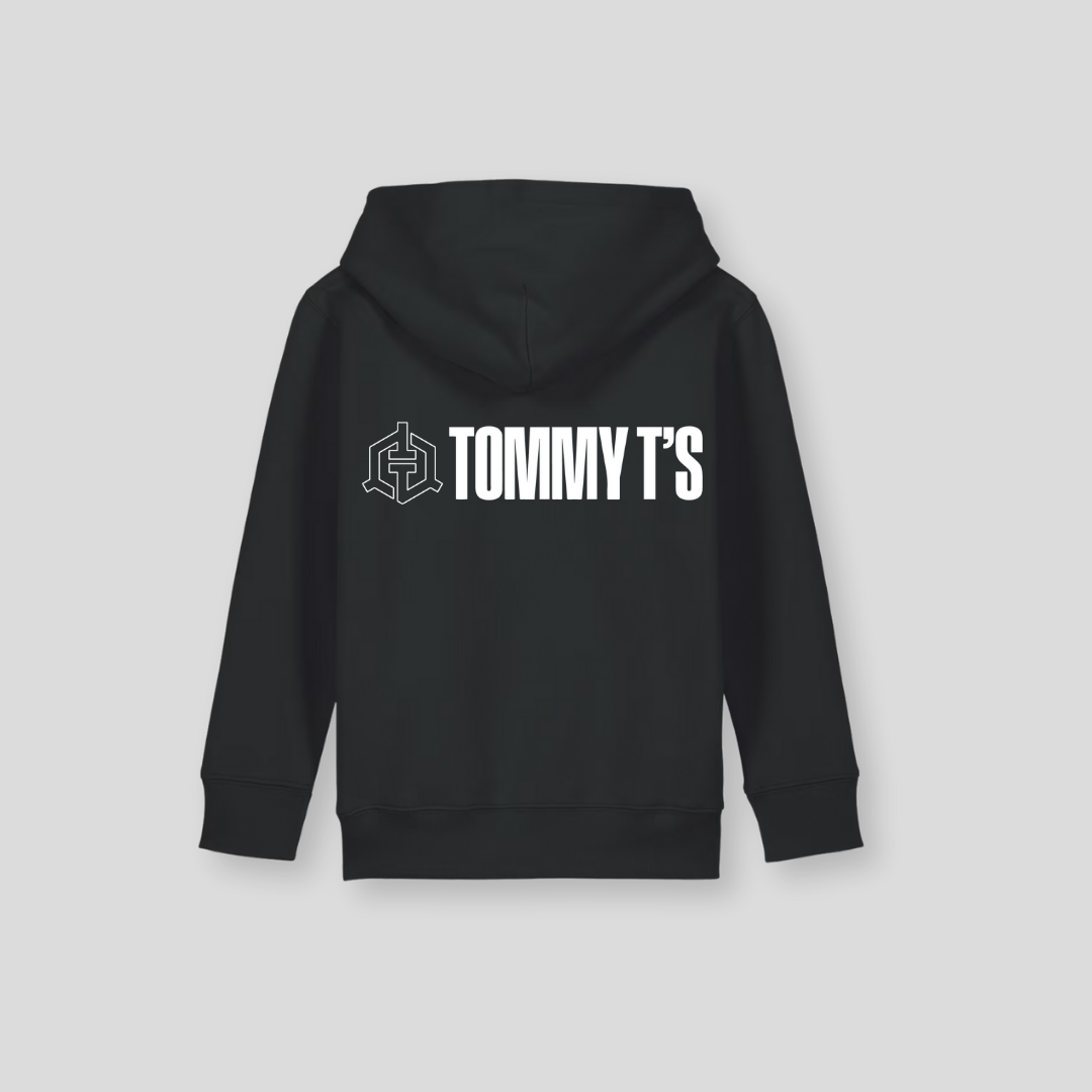 Tommy T’s Lifestyle Hoodie- Black - Kids Hoodie | Tommy Ts