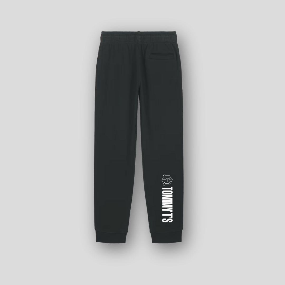 Tommy T’s Lifestyle Joggers- Black/White - Kids Joggers | Tommy Ts
