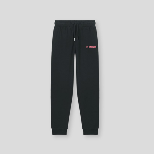 Tommy T’s Lifestyle Joggers- Black/Pink