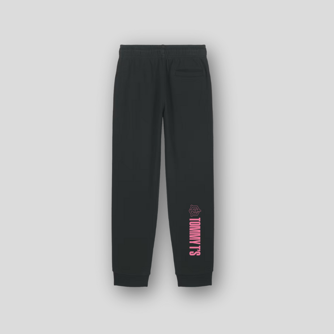 Tommy T’s Lifestyle Joggers- Black/Pink - Kids Joggers | Tommy Ts
