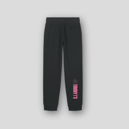 Tommy T’s Lifestyle Joggers- Black/Pink - Kids Joggers | Tommy Ts
