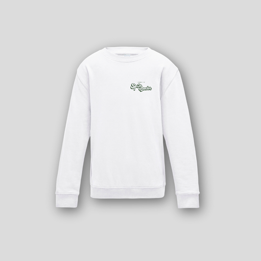 Spin Doctor Sweatshirt- White/Green
