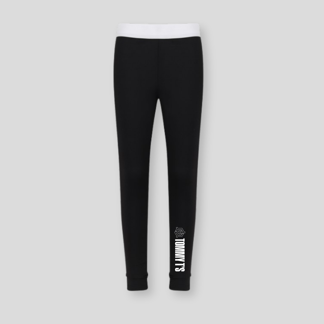 Tommy T’s Active Leggings- Black
