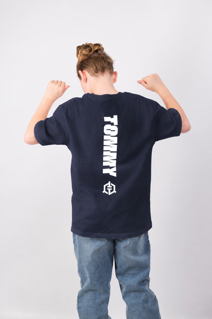 Core Oversized Tee- Navy Blue