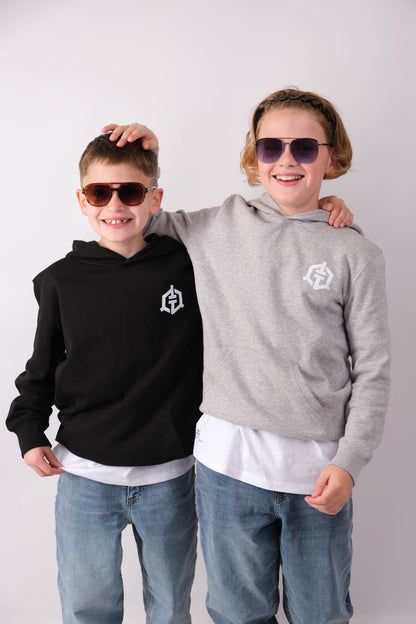 Tommy T’s Lifestyle Hoodie- Grey - Kids Hoodie | Tommy Ts
