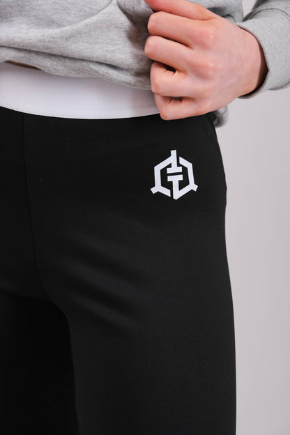 Tommy T’s Active Leggings- Black