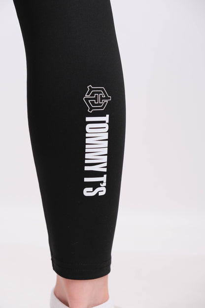 Tommy T’s Active Leggings- Black