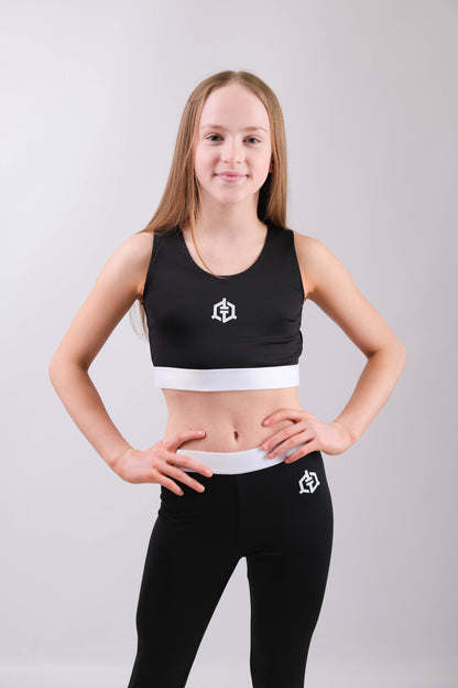 Tommy T’s Active Leggings- Black