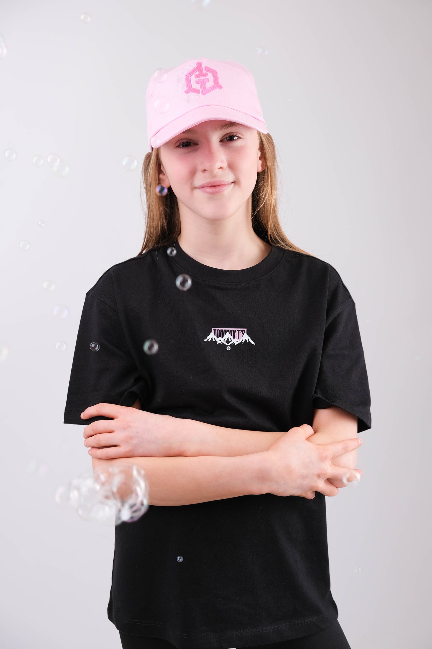 Over The Hills Oversized Tee- Black