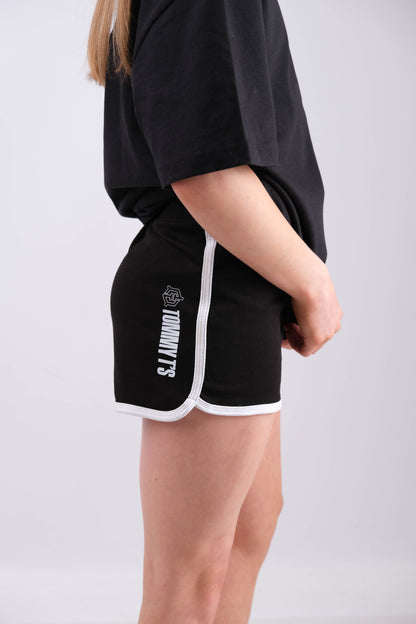 Tommy T’s Retro Shorts- Black