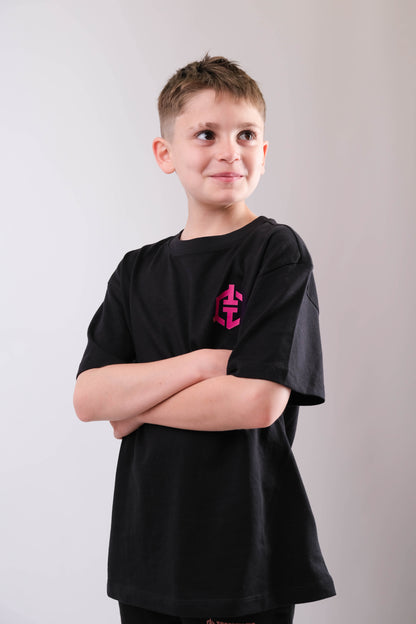 Tommy T’s Lifestyle Oversized Tee- Black - Kids Oversized T-Shirt | Tommy Ts