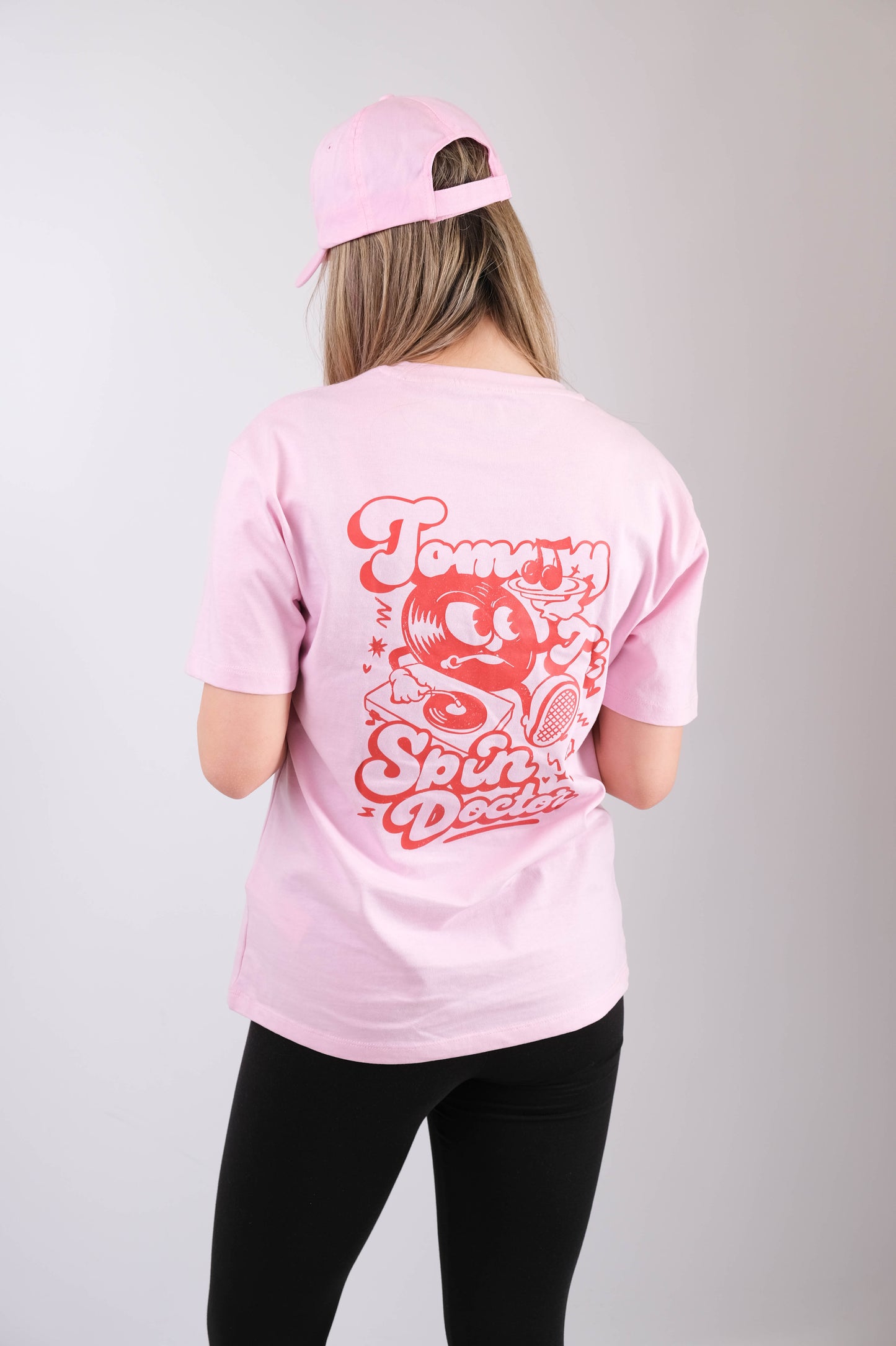 Spin Doctor Oversized Tee- Pink