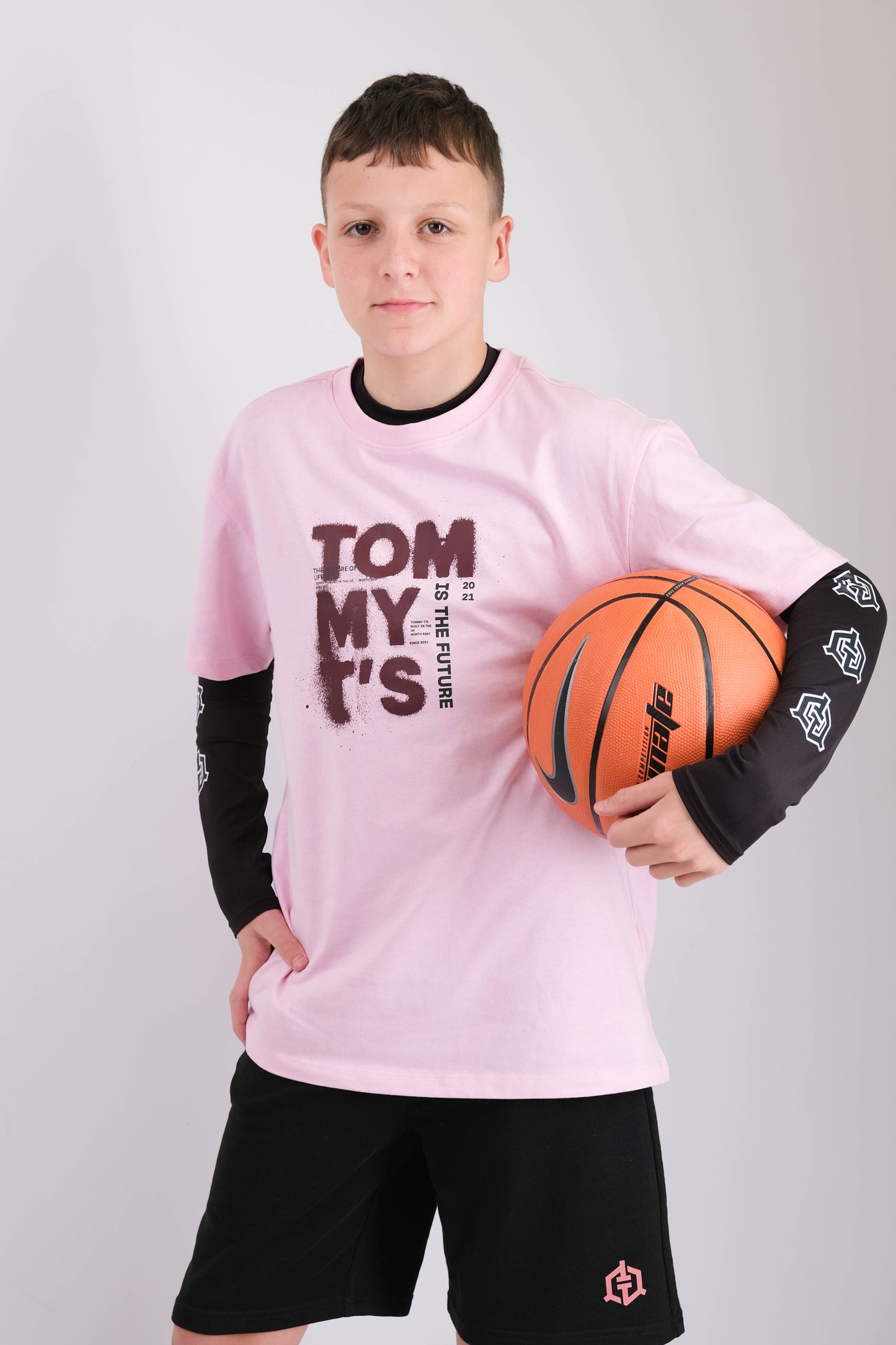 Tommy T’s Future Oversized Tee- Pink