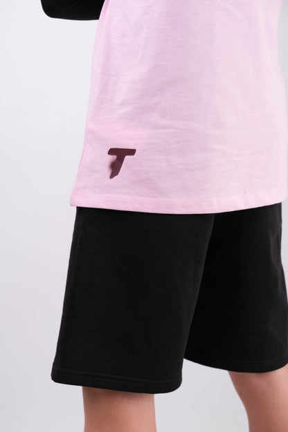 Tommy T’s Future Oversized Tee- Pink