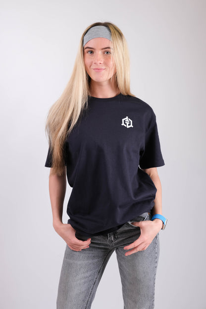Tommy T’s Next Gen Oversized Tee- Navy