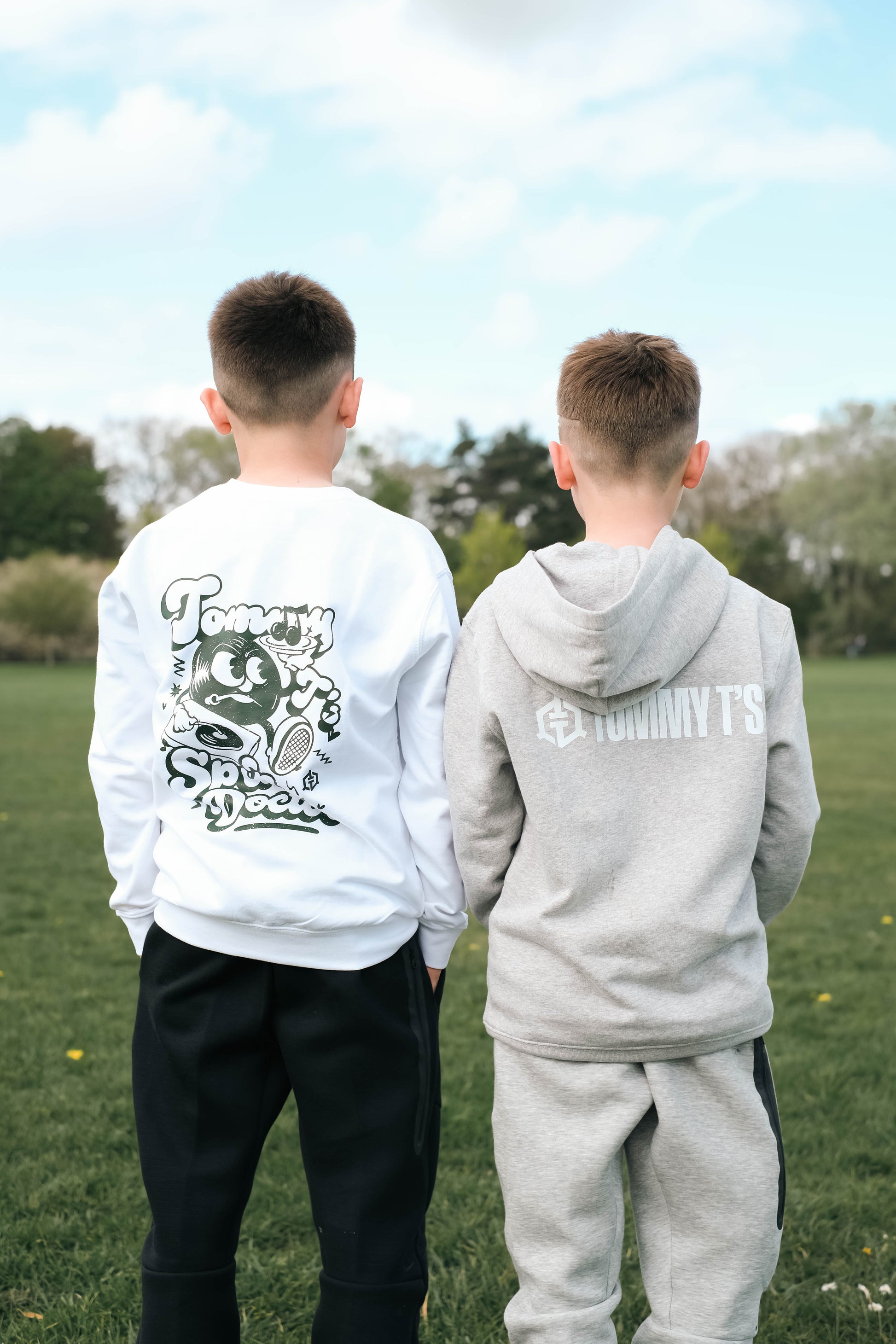 Tommy T’s Lifestyle Hoodie- Grey - Kids Hoodie | Tommy Ts