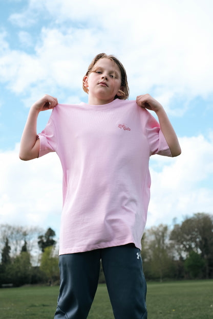 Spin Doctor Oversized Tee- Pink