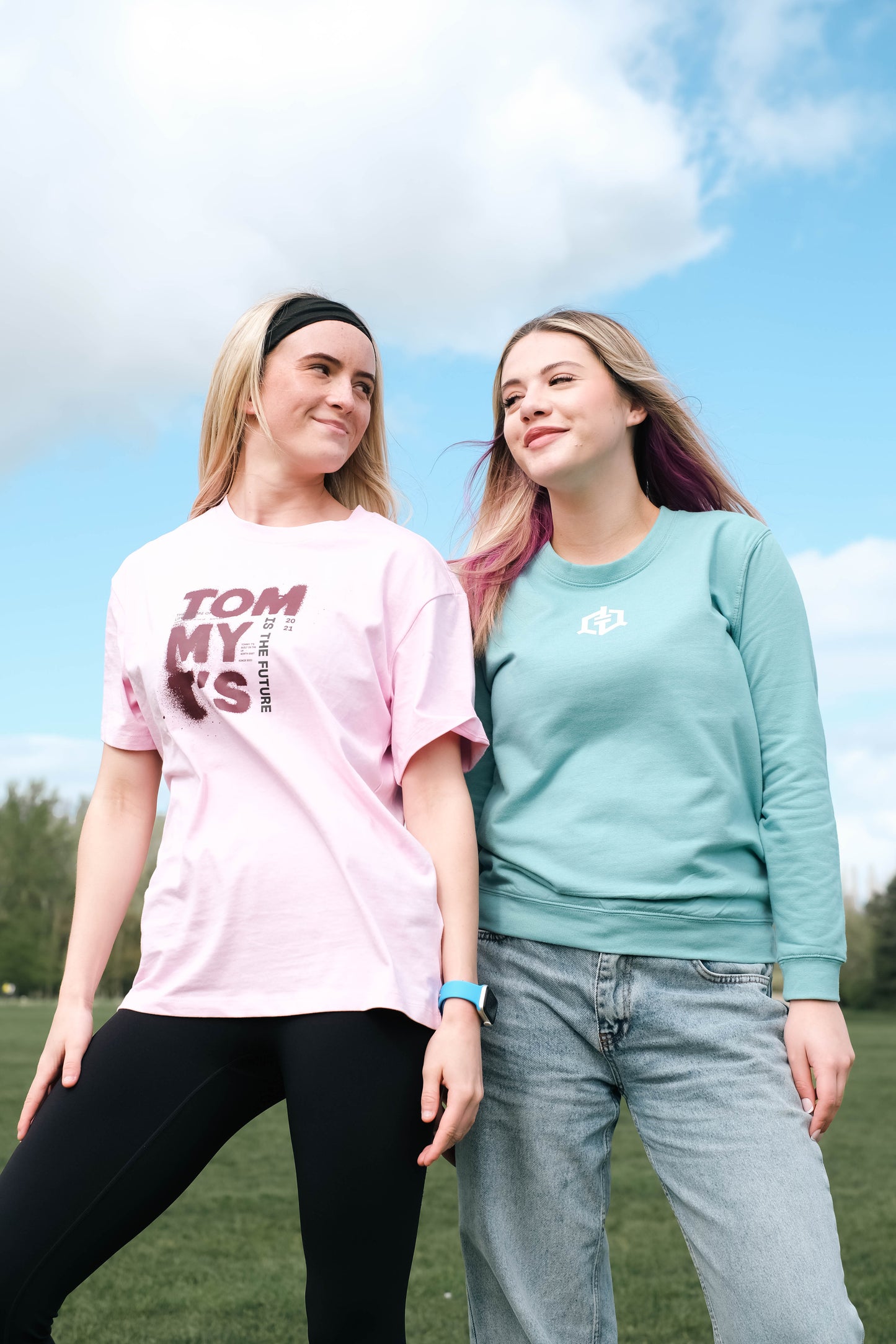 Tommy T’s Future Oversized Tee- Pink
