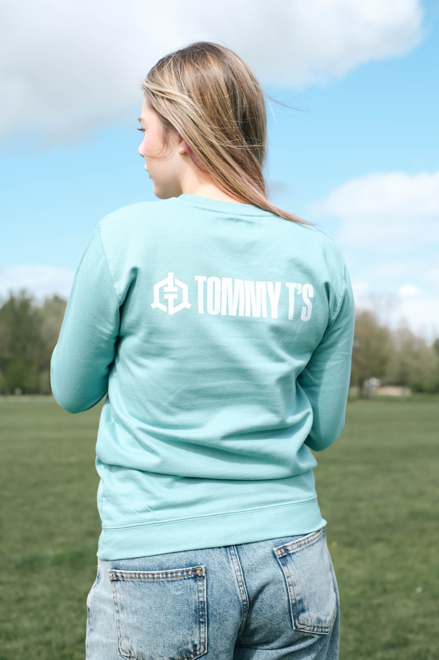 Tommy T’s Lifestyle Sweatshirt- Teal - Kids Sweatshirt | Tommy Ts