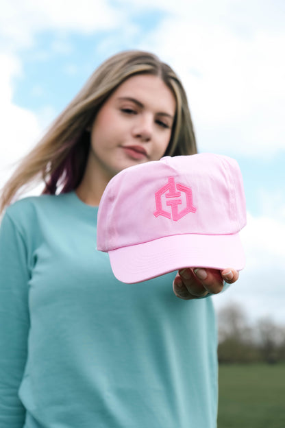 Tommy T’s Original 5-Panel Cap- Pink - Kids Cap | Tommy Ts