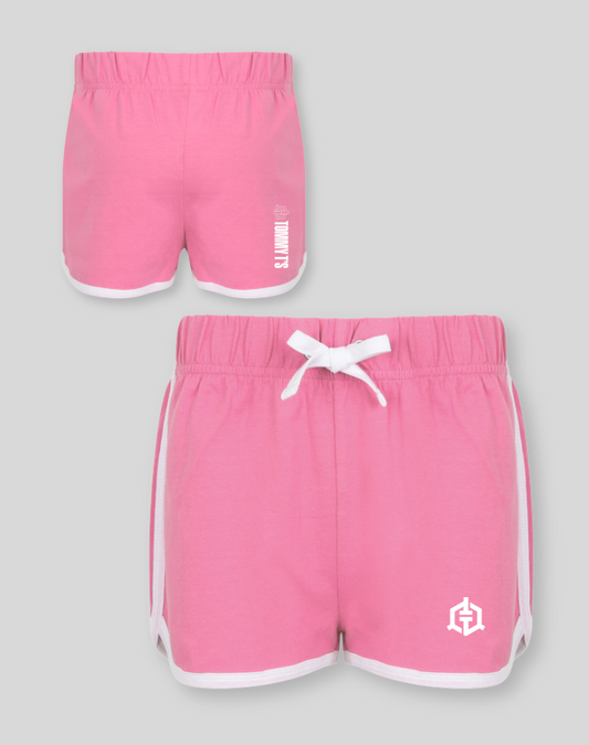 Tommy T’s Retro Shorts- Pink