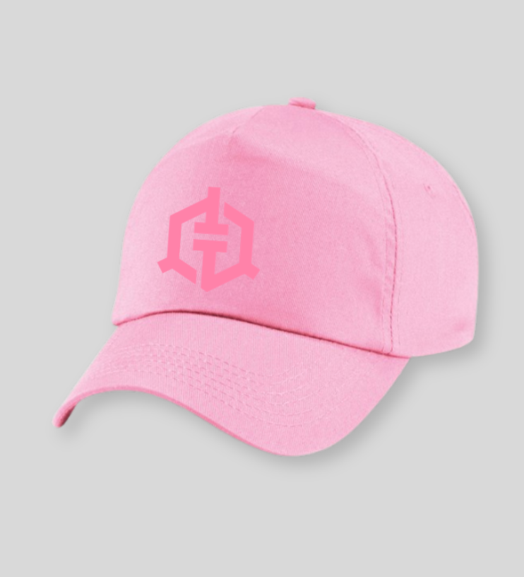 Tommy T’s Original 5-Panel Cap- Pink - Kids Cap | Tommy Ts
